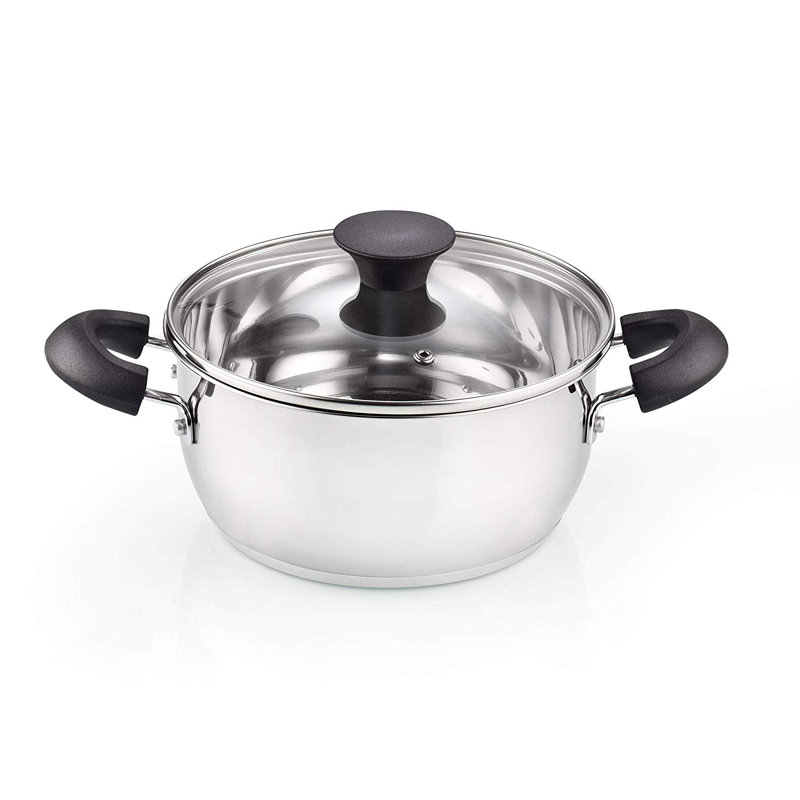 Cook N Home 3 qt. Stainless Steel Saucier with Lid & Reviews Wayfair